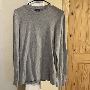 Gray H&M Slim Fit Sweater | Small